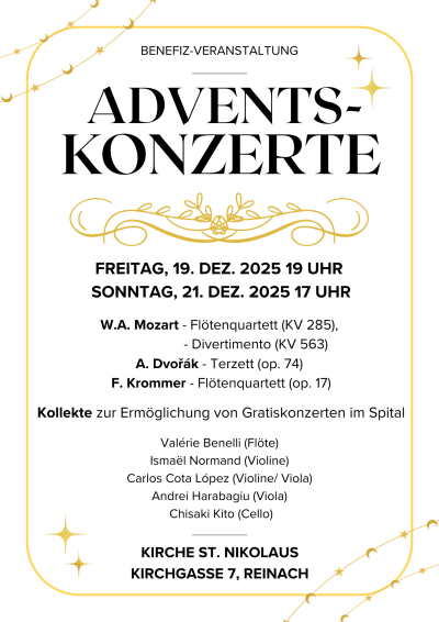 Adventskonzert (Benefiz-Veranstaltung) Adventskonzert (Benefiz-Veranstaltung)