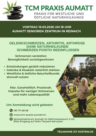 Öffentlicher Vortrag: Schmerzen verstehen – Beweglichkeit zurückgewinnen