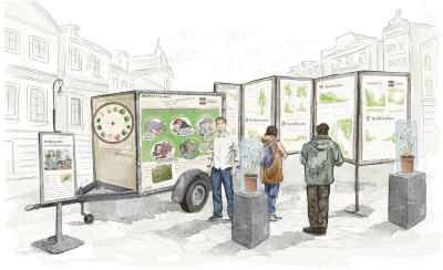 Neophytenausstellung mit Infomobil im Rahmen des «Festival der Natur» Neophytenausstellung mit Infomobil im Rahmen des «Festival der Natur»