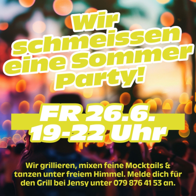 Endlich Ferien Fest für Jugendliche