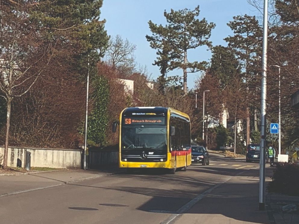 Erste Erfahrungen mit der Buslinie 58 in Reinach