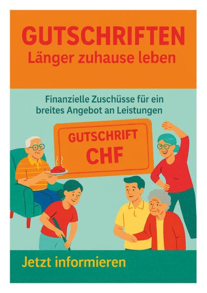 Gutschriften länger zuhause bleiben