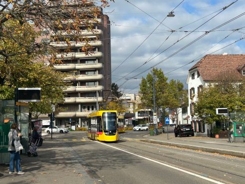 Ortskern Tram Herbst