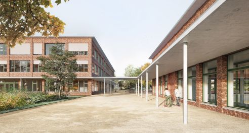 Schulhaus Surbaum Visualisierung