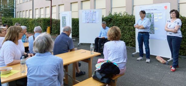 Der Gemeinderat im Dialog mit der Bevölkerung im Weiermatten